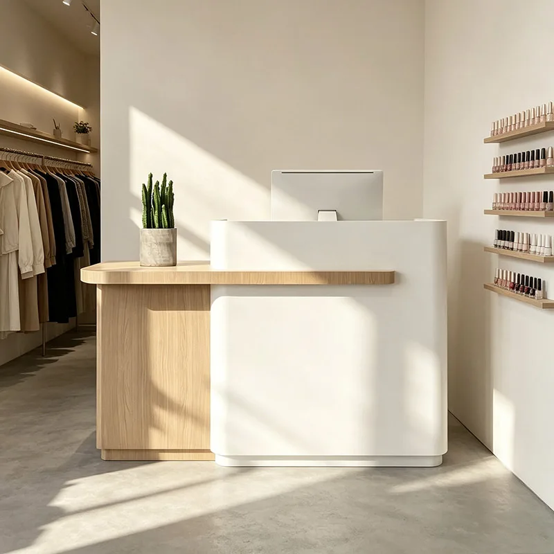Practical Premium Reception Desk Luxury Modern Reception Counter Contemporary Simple Bureau Reception Front Desk Furniture