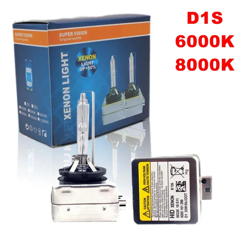 D1S 35W 8000K 6000K XENON BULB OEM ORIGINAL HID LIGHTS LAMPS  Xenon headlight bulb D1 D1S D1C Car HID lamps