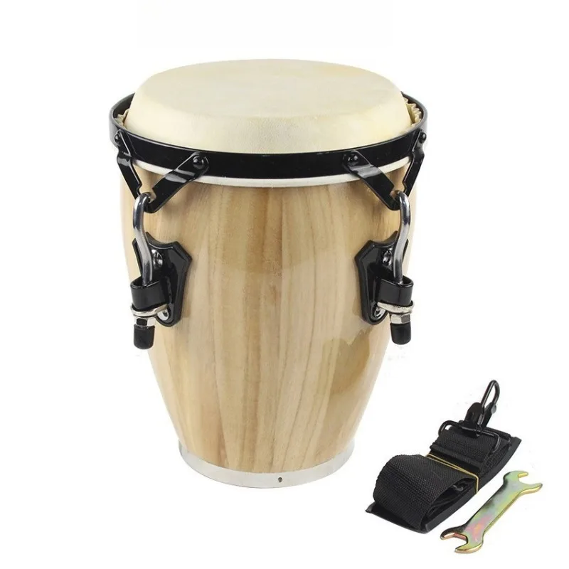 

7 Inch Djembe Drum Mini Children Beginners Tambourines Maple Portable Hand Drums Handheld Traditional Percussion Instruments