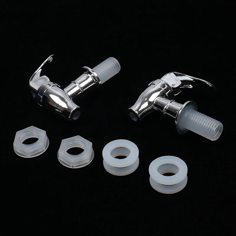 2 قطعة النبيذ صمام موزع مياه التبديل الحنفية Bibcocks البلاستيك زجاجة النبيذ الزجاج صنبور جرة برميل خزان المياه صنبور مع فلتر