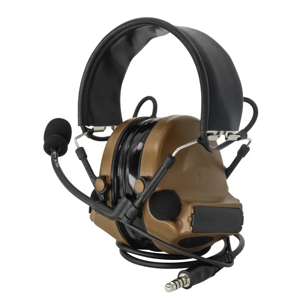 ชุดหูฟังยุทธวิธี COMTA 2 & U94 PTT 2pin พร้อมไมโครโฟน,ขยายเสียง,Airsoft กีฬา