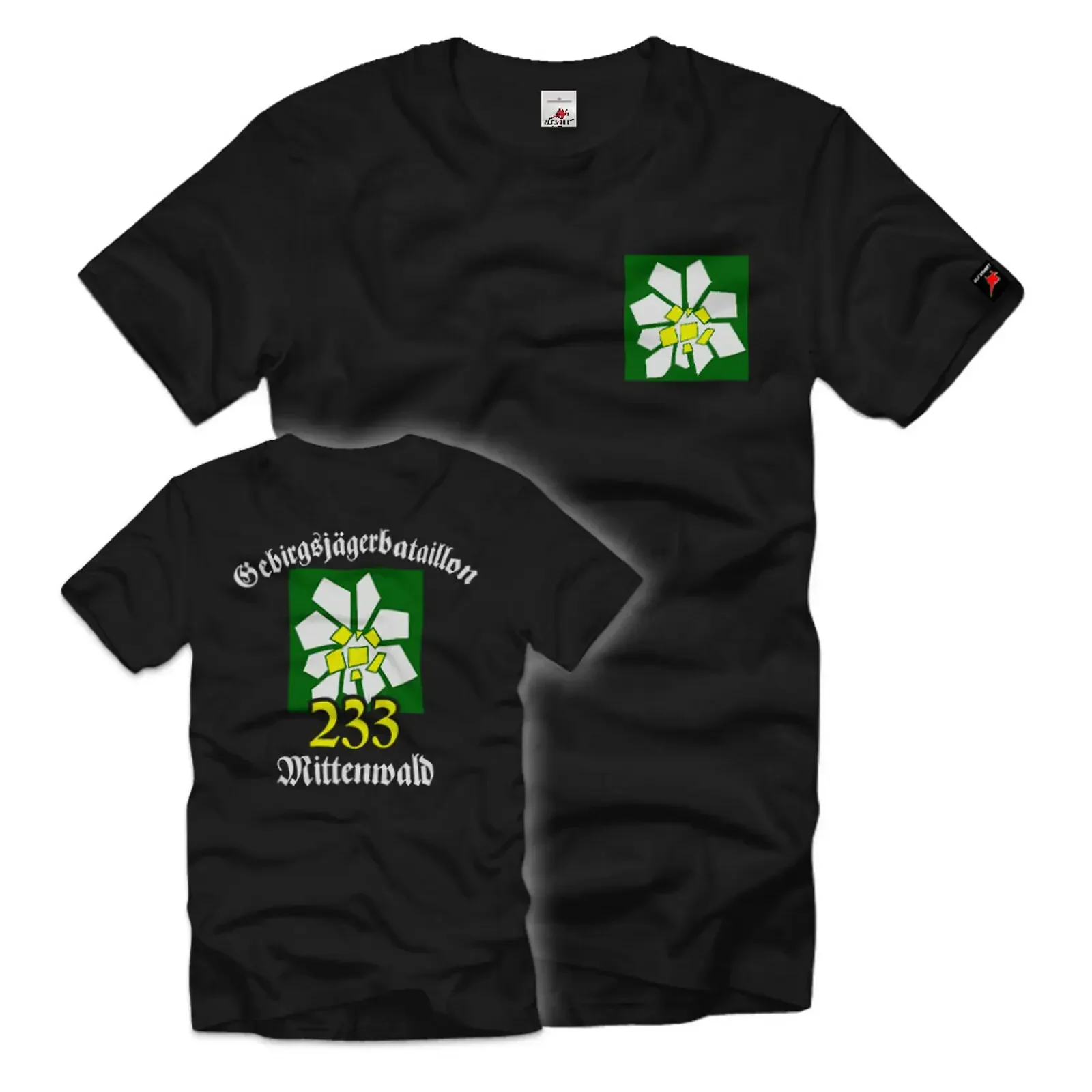Mountain Hunter Battalion 233 Mittenwald gebjgbtl Company T-Shirt. Summer Cotton O-Neck Short Sleeve Mens T Shirt New S-3XL
