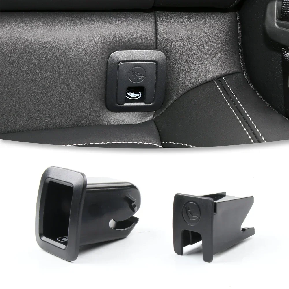 Rear Child Seat Buckle ISOFIX Cover Child Seat Safety Clip Seat Belt Buckle Trim Cover 3GD887187 3GD887233 For VW Magotan B8