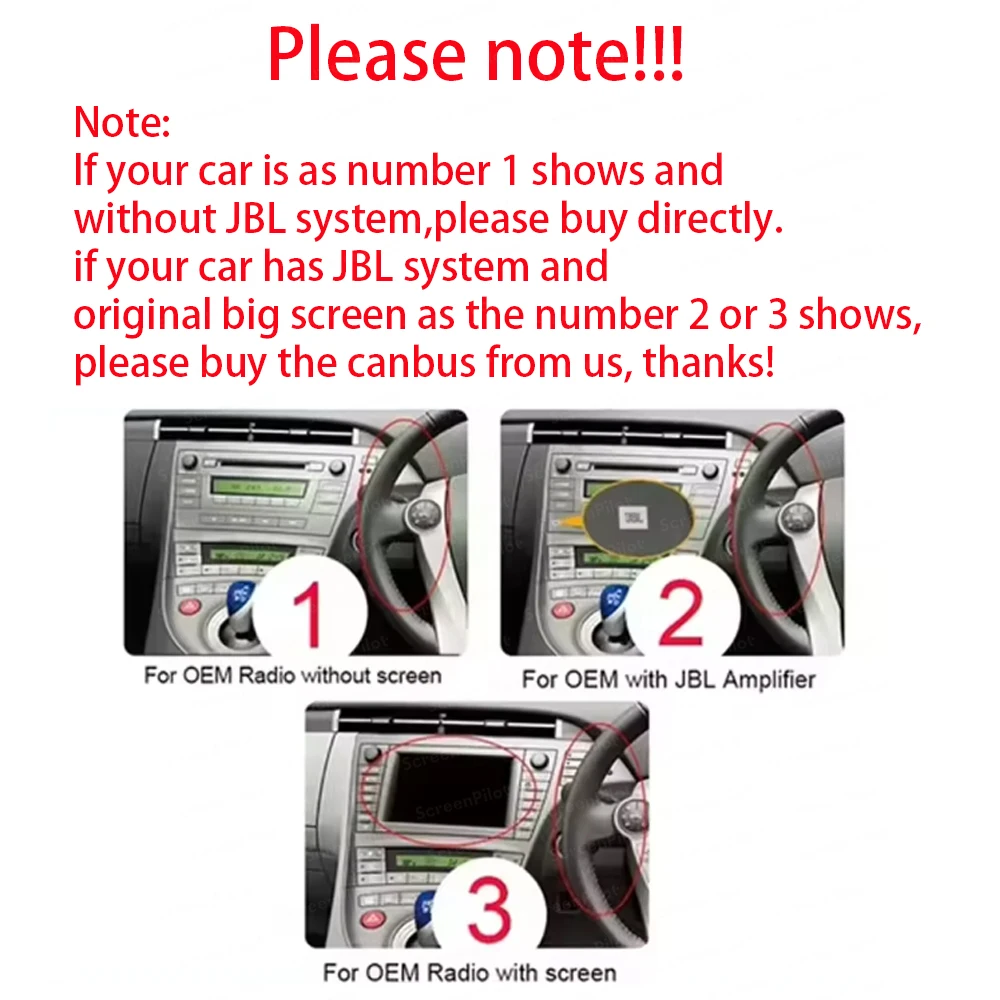 For Toyota Prius XW30 2009 2010 2011 2012 2013 - 2015 Android 16 Auto Car Radio Video Multimedia  Player Carplay GPS Navigation