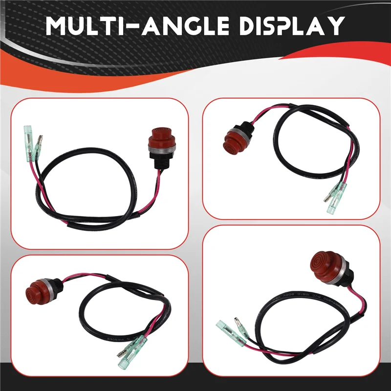 

For Mercury Marine Engine Parts-87-853820A02 Start Button Fits Models From 8Hp To 30Hp Thru