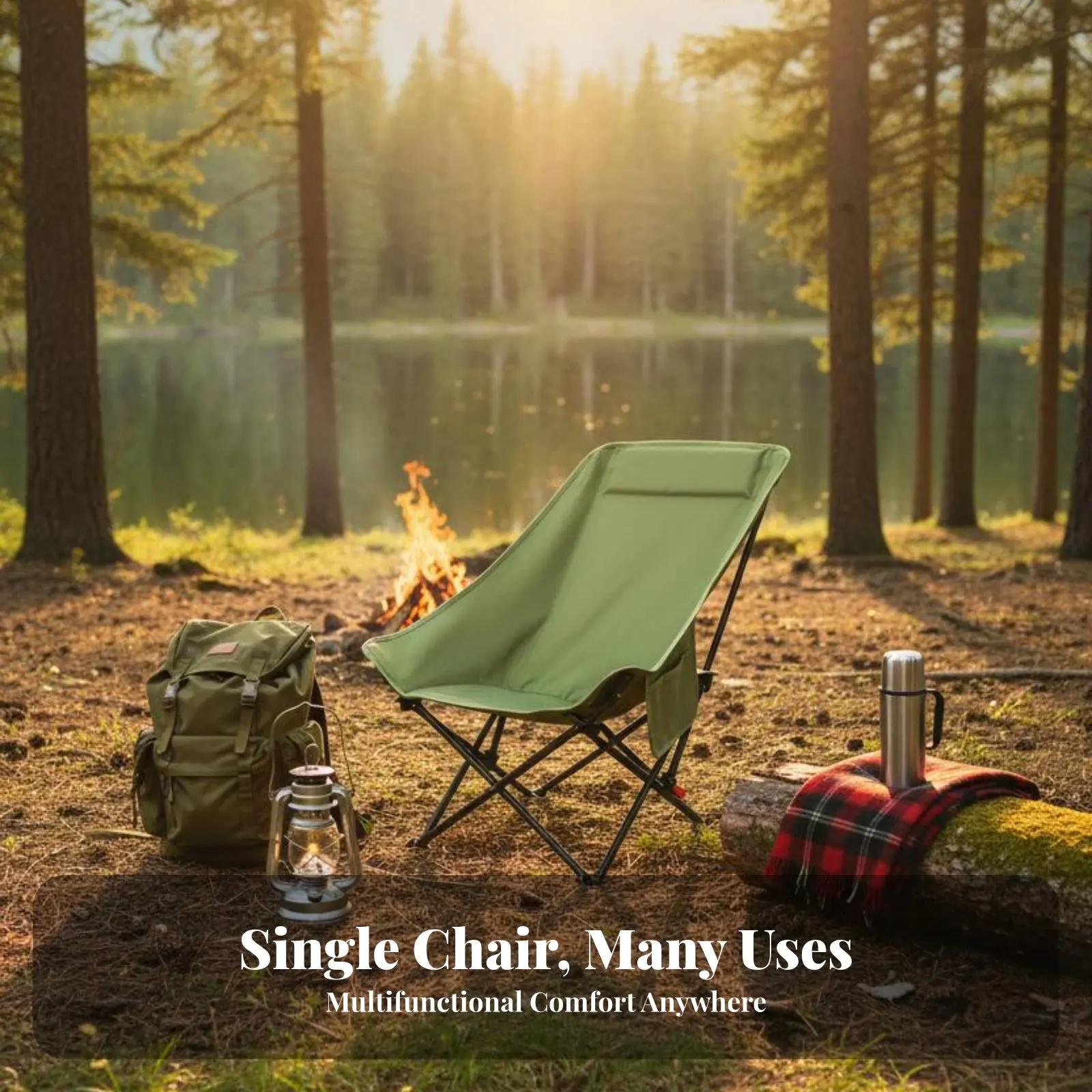 

Складное кресло для кемпинга с регулируемым наклоном, портативное, подходит для кемперов, взрослых, для кемпинга, пляжа, газона.