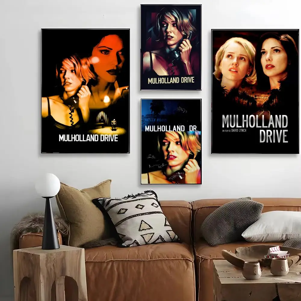 Movie Mulholland Drive Poster HD Art Decorative Wall Art Waterproof Home Décor for Living Room Bedroom Café Stylish Gift