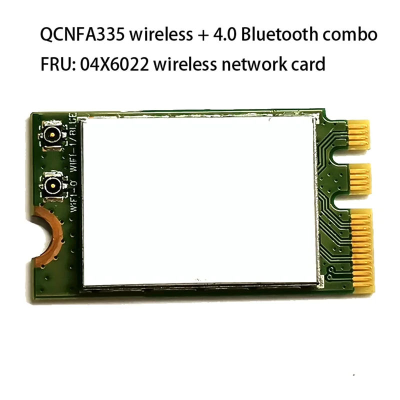 A68Z 10X QCNFA335 Wireless Network Card, NGFF M2 Interface 4.0 Bluetooth Wireless Network Card Support System Win7/Win8/Win10