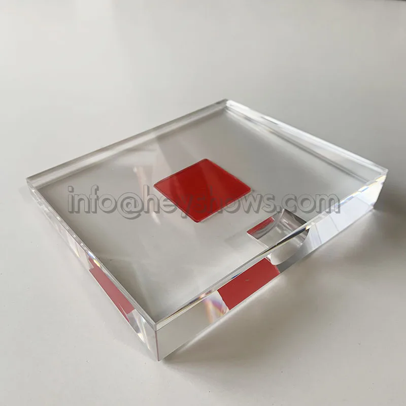 Acrylic Price Tag Holder, Transparent Sign Base, Huawei Label Display Stand, Mobile Phone, Retail Shop or Supermarket on Desk