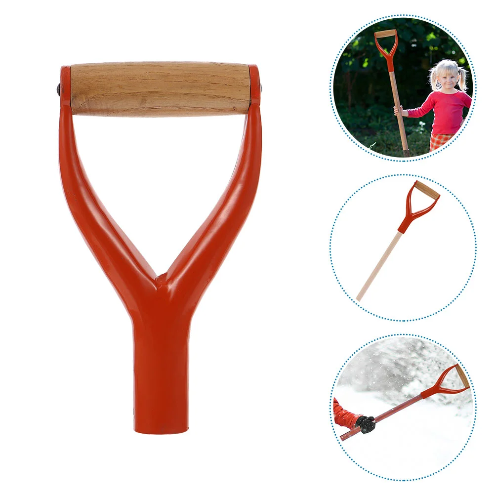 

Y-shaped Iron Handle Handshake Steel Fork 31cm Inner Diameter (red Model) Digging Replacement Wooden Grip