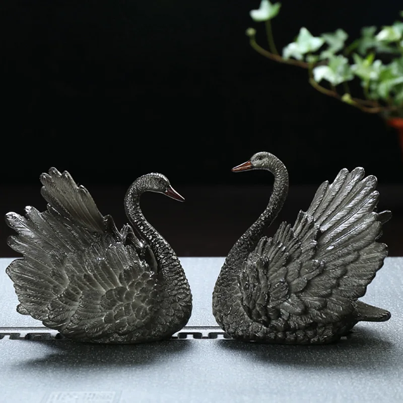 Tea Pet Color Changing Swan Golden Toad PiXiu Tea Plate Pet Accessories Tea Table Tea Ceremony Tea Set Decoration Gung Fu Tea