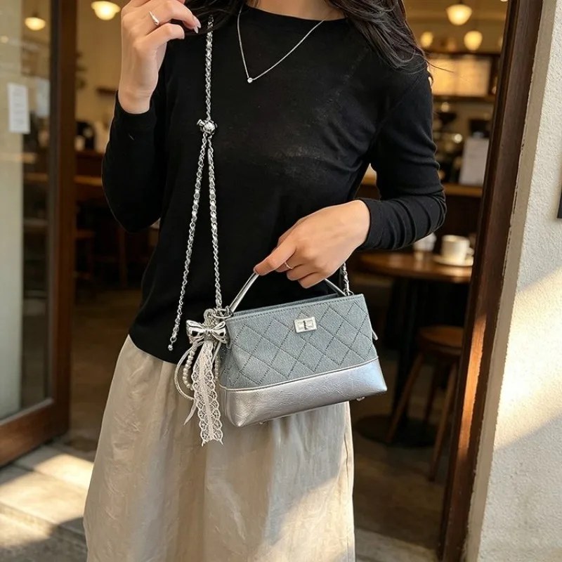 Vintage Fashionable Diaper Bag Men Women Designer Leather Handbag Solid Color Paris Famous Superstar Style