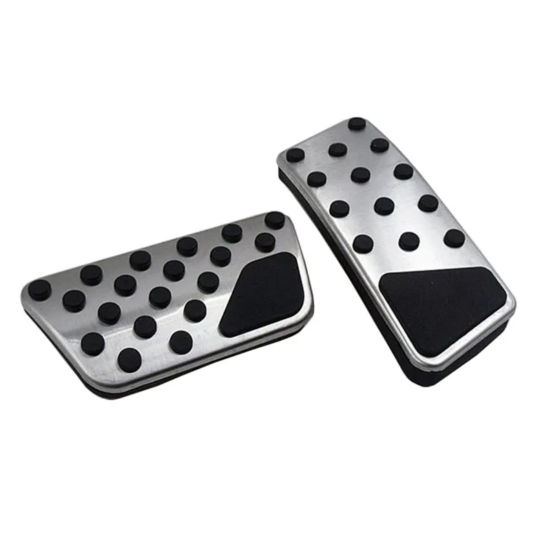 

for jeep wrangler JL 2018 2019 JK 2007-2017 stainless steel Car Accelerator Pedal Brake Pedals Non Slip Pedal Pads Cover AT 2pcs