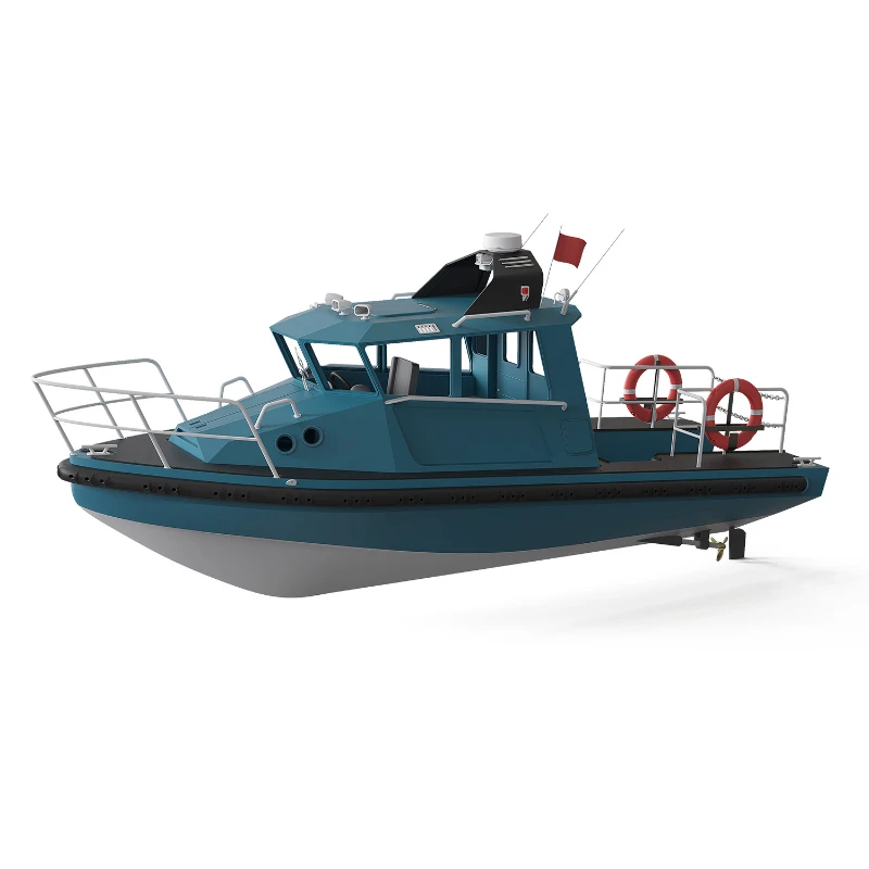 1/18 Port Pilot Ship Model 414mm 3D Printing Resin Remote Control Ship Model DIY Handmade Kit