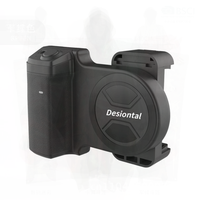 Bluetooth Remote Control Mobile Phone Camera Portable Anti-Shake Selfie Stick Black Oil Spray Model for Live Broadcasting