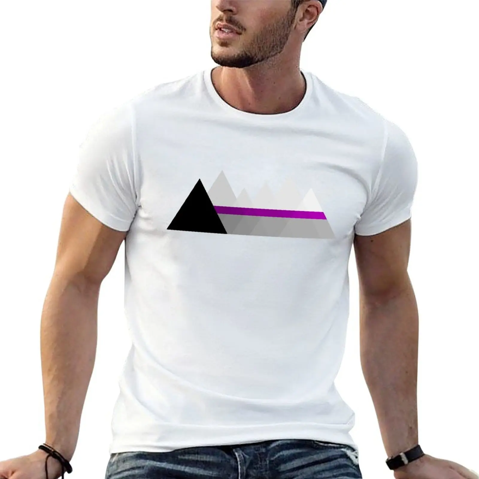 

for prints shirts shirts funny t Mountains t T-Shirt graphic Demisexual man with shirt Logo for t man