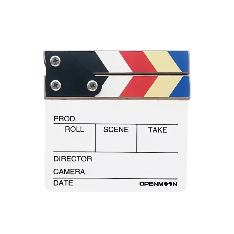 OPENMOON Director\'s Film Clapboard Cut Action Scene Clapper Board Slate