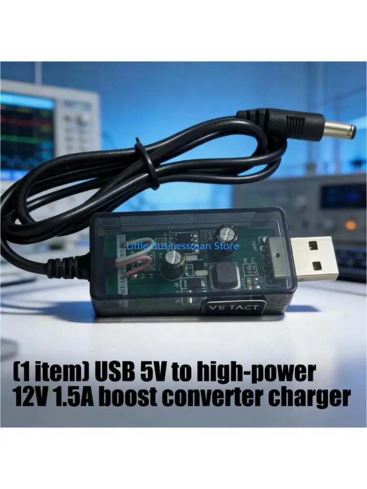 Intelligent USB To DC12V Cable For Efficient Power Supply To Routers M76A