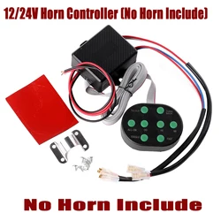 Contrôleur de klaxon électronique musical, moniteur Sochi, 8 sons, 12V-24V