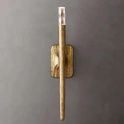 RH Brass Creative Wall Lamp Living Room Background Wall Staircase Entry Medieval Thaddeus Bedroom Bedside Lamp home appliance