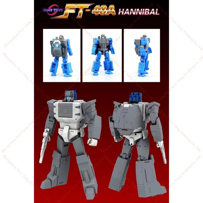 【ในสต็อก】 ของเล่นแปลงร่าง FansToys FT-40A FT40 FT40A Cerebros Fortress Hannibal Maximus's Head Toy ชิ้นส่วนโลหะผสมหุ่นยนต์รูป