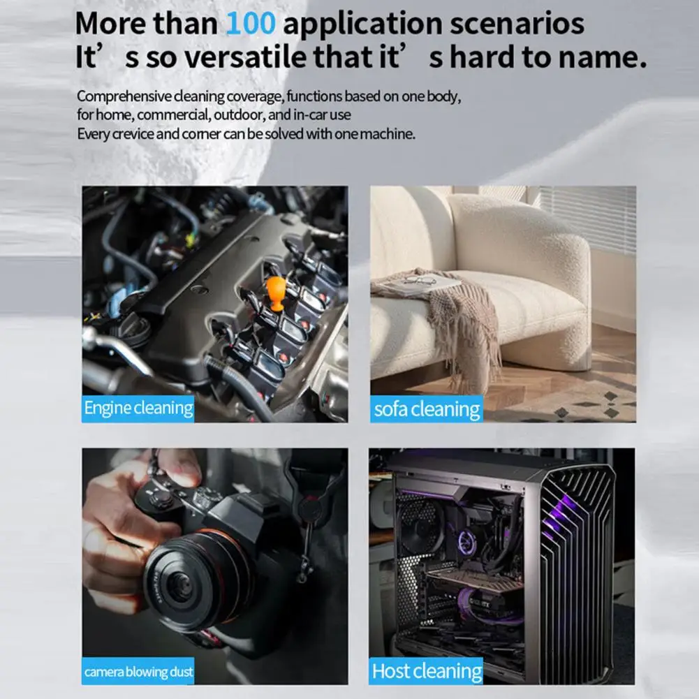 

Вентилятор с металлическим корпусом Мощный бесщеточный турбовентилятор с легким портативным дизайном для домашнего офиса Моторный вентилятор мощностью 13 Вт