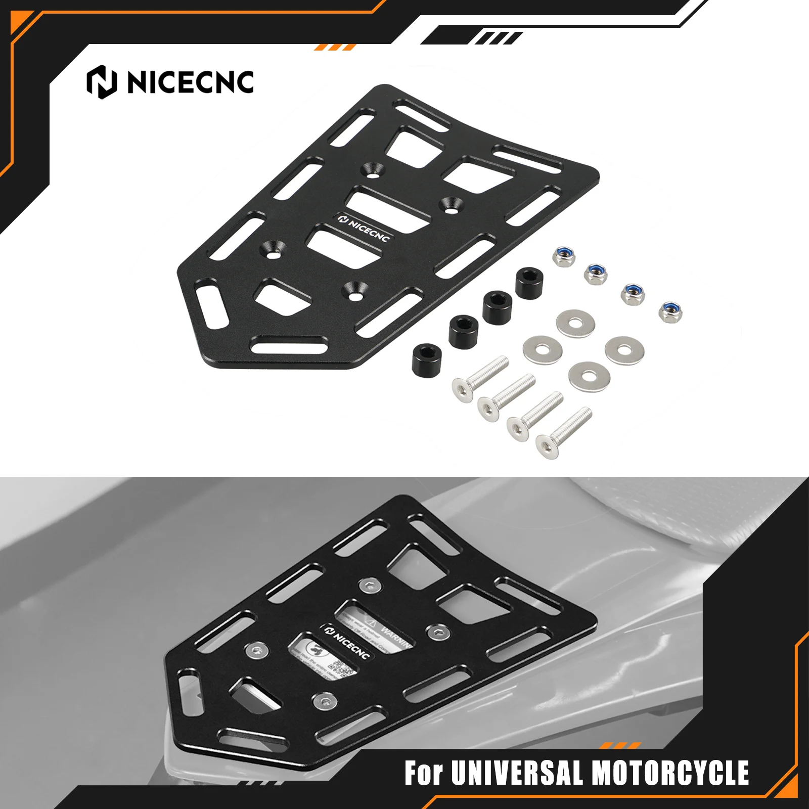 NICECNC ベータ RR 300 2010-2025 RR 125 RR 250 RR 350 RR 390 RR 430 リアフェンダー ラゲッジテールラックブラケット KTM EXC 300用