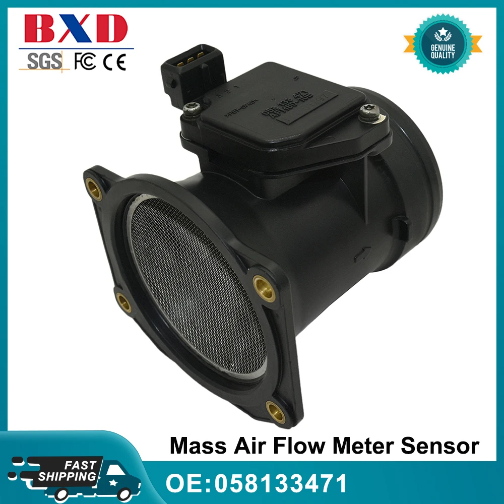 OEM 058133471 AFH60-10B Mass Air Flow Meter Sensor MAF For AUDI CABRIOLET A3 A4 8D2 8D2 B5 A6 4B2 4B5 C5 SKODA OCTAVIA VW PASSAT