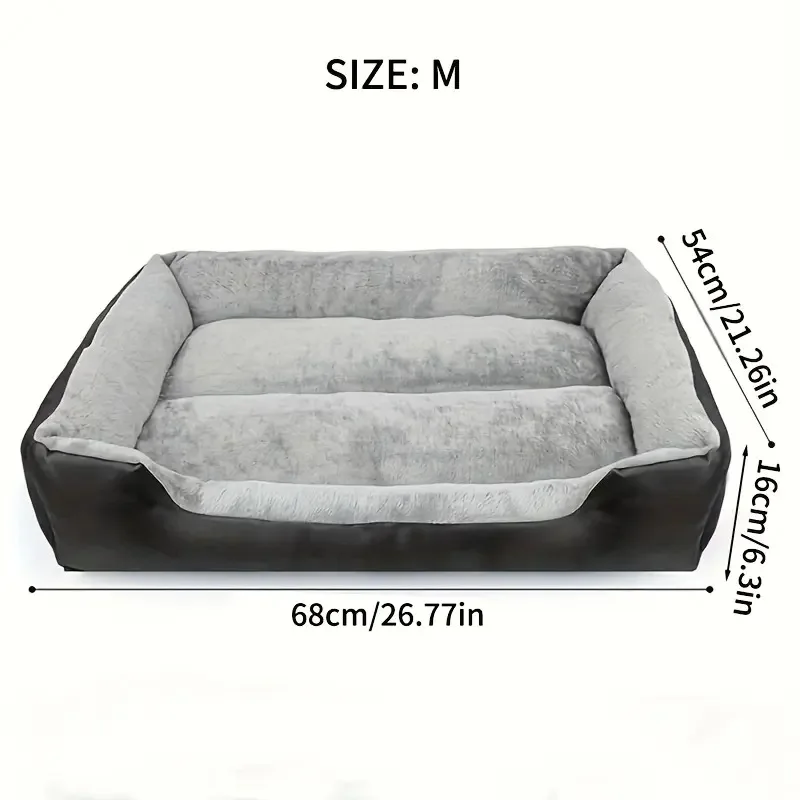 Weiches, warmes Winterhaus für Hundebett für Hunde, wasserdichtes Katzenbett, Haustierbett für große, mittelgroße und kleine Hundehütte – Detail 8