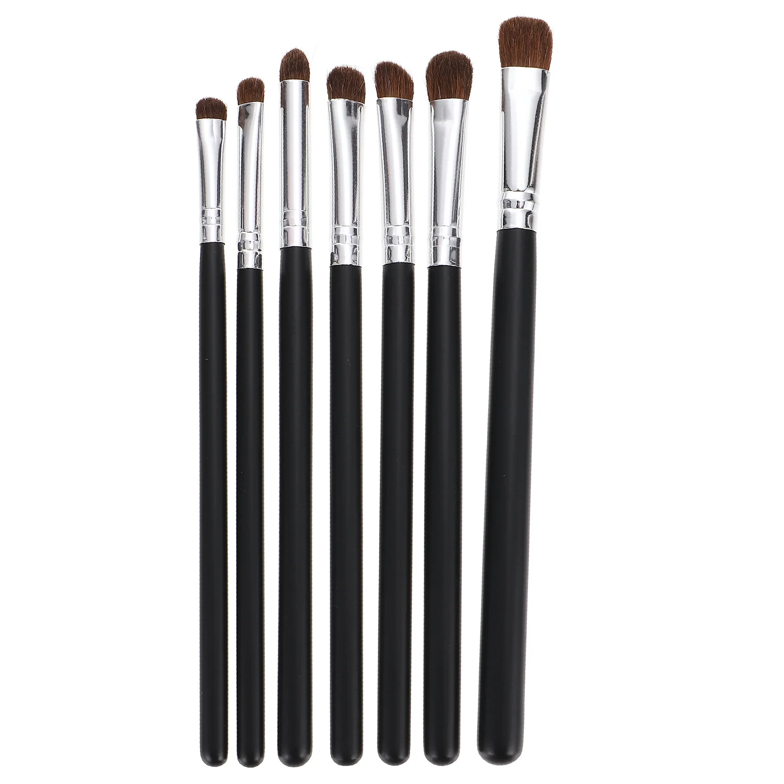 Ensemble de pinceaux pour les yeux, 7 pièces, pinceaux de maquillage Premium pour femmes, pointes de glisse en douceur, Eyeliner pratique, outils d'ombre, cadeau idéal
