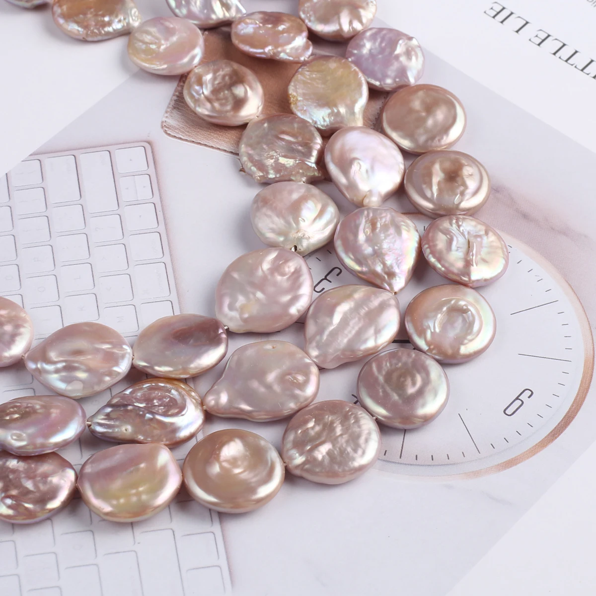 Natural Pearl Large Purple Piece Exquisite Shape Elegant Appearance for DIY Jewelry Making Handmade Bracelet Necklace