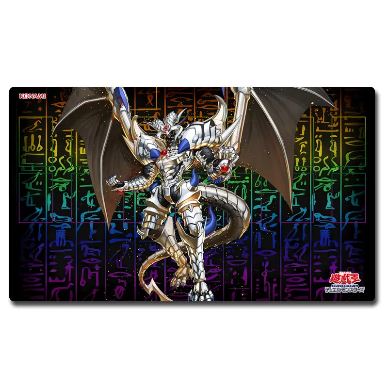 600X350X2Mm Diy Yu-Gi-Oh! Ocg The Bystial Lubellion Card Battle Mat Single Player Board Game Card Duel Plate Battle Mat Gift Toy