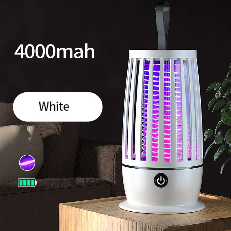 2026 USB Oplaadbare Fly Trap Elektrische Muggen Killer Lamp Mute Insectenwerend middel Voor Outdoor Indoor Anti Mosquito Zapper Nieuwe