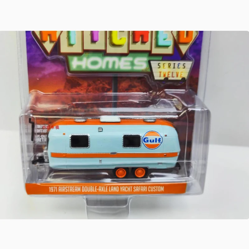 

Greenlight Alloy 1:64 1971 AIRSTREAM DOUBLE-AXLE LAND YACHT Custom EV Car Model Collection Display Toy Gifts Souvenirs