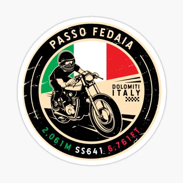 

passo fedaia Italy Car Stickers VAN Personality Decal Sunscreen Windows Bumper Graphics Car Door Protector