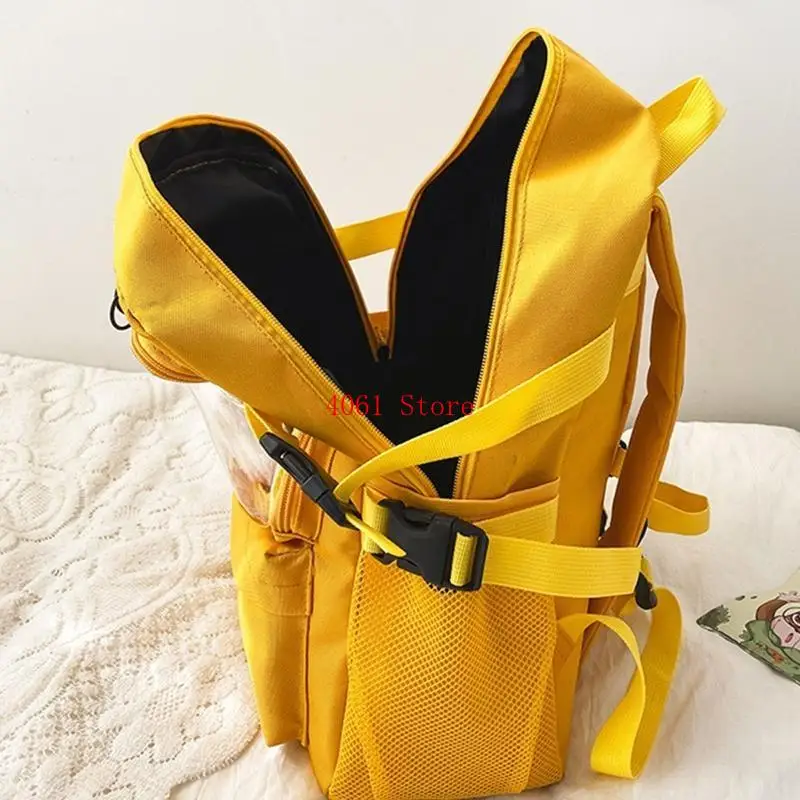 حقيبة ظهر لوليتا للفتيات المراهقات حقيبة مدرسية للسيدات والطالبات من النايلون حقيبة نهارية كاجوال متعددة الجيوب #1