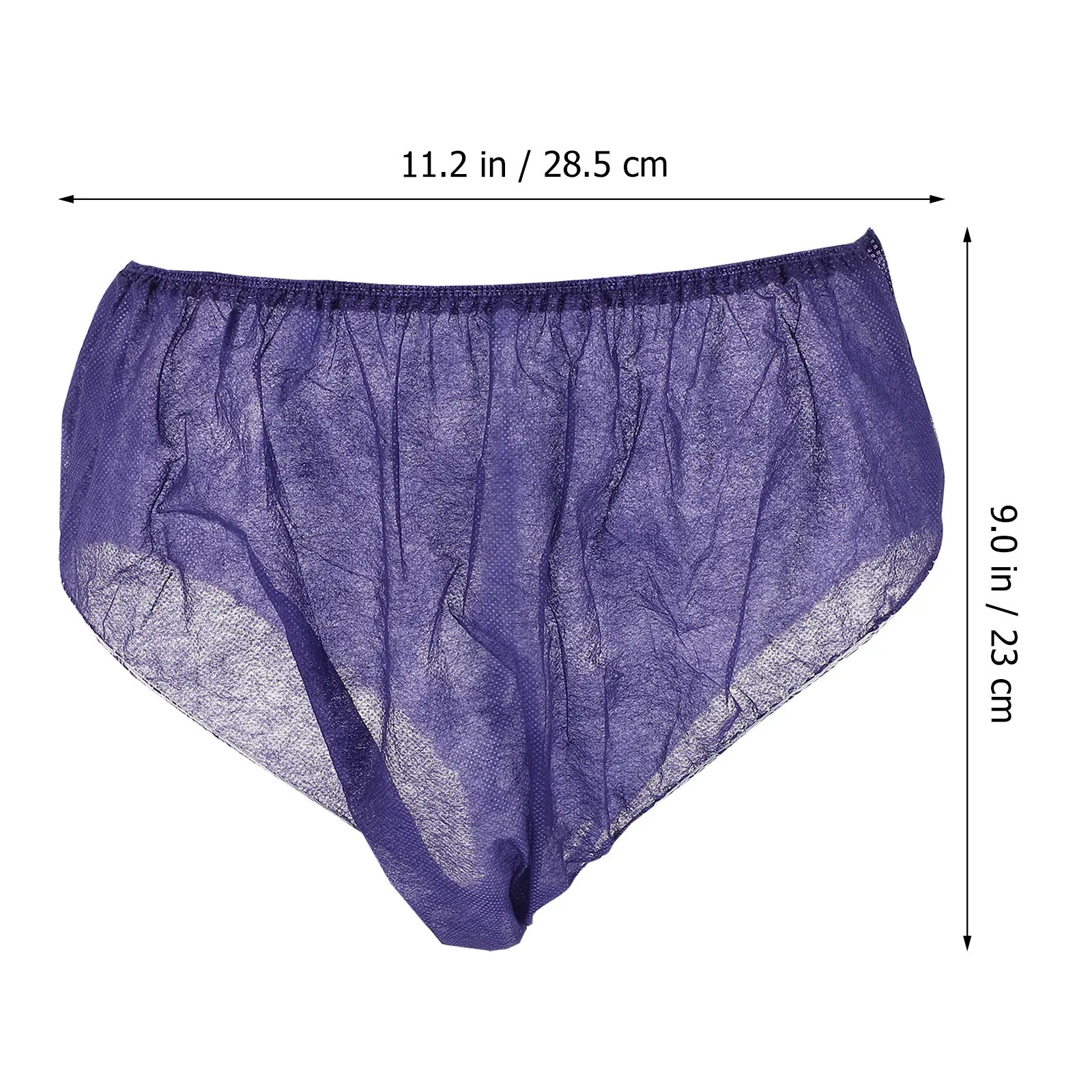 20Pcs Disposable Women Panties Soft Supple Non-Woven Fabric Lightweight Portable for Spa Massage Sauna Beauty Salon Travel