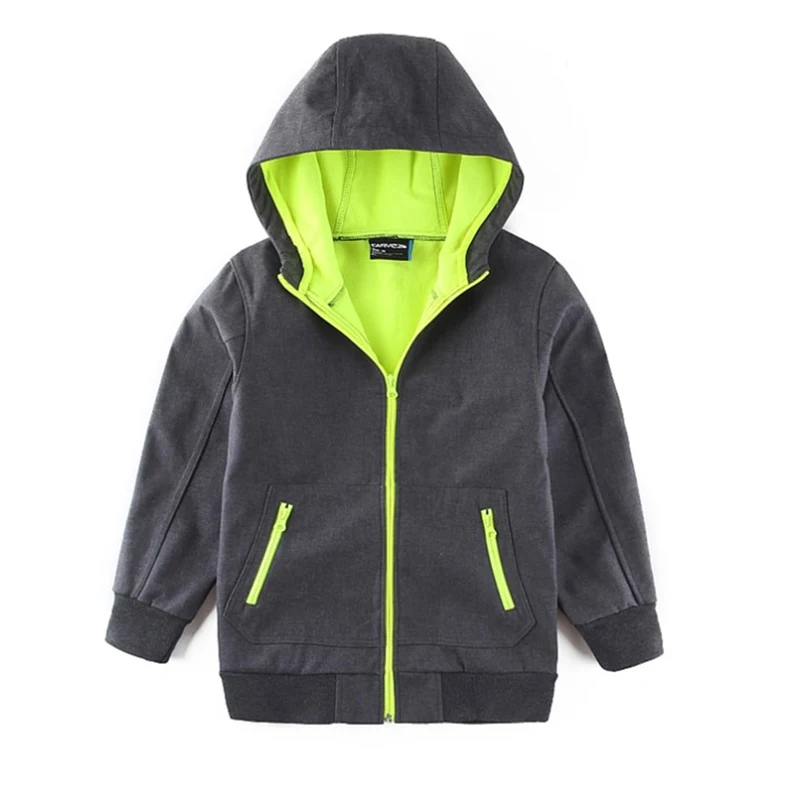 Boys girls windbreaker autumn outwear softshell waterproof camping fishing outdoors activities rainwear  5-7 years old kids