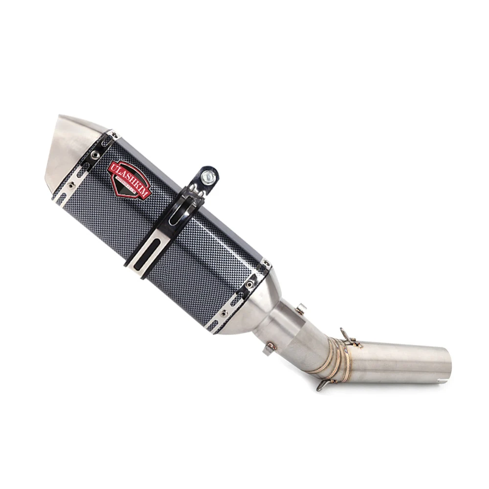 Motorcycle Full Exhaust Middle Pipe Slip On For Suzuki GSXR600 Gsxr700 Gsxr750 K6 K7 GSX R700 R750 R600 GSXR 600 750 2006 2007