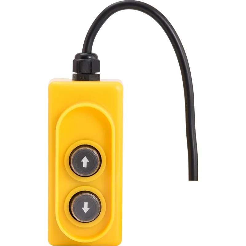 

Miniature electric hoist switch Lift small crane switch 220V household up and down button switch remote control