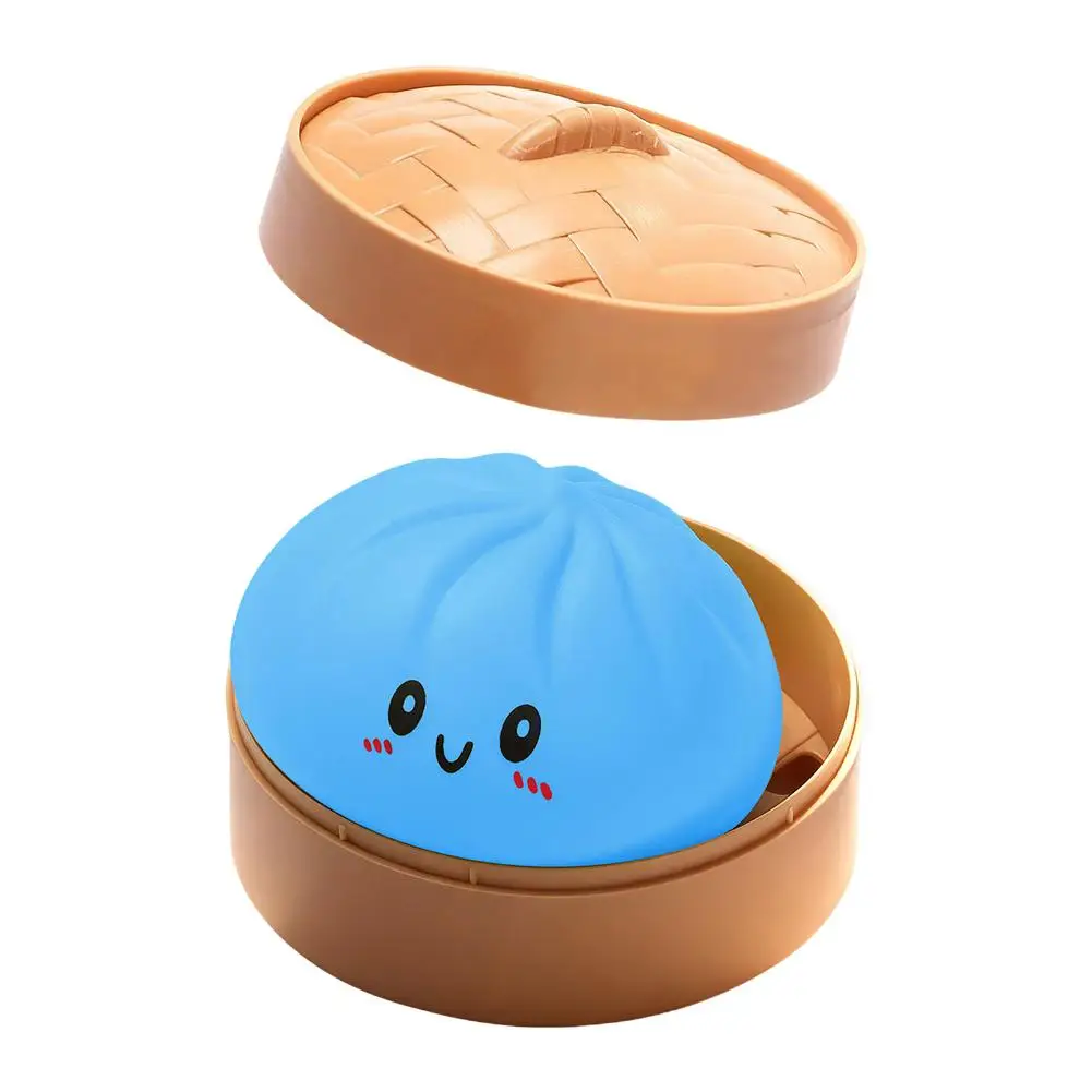 10cm Simulatie Flash Dumpling Squishy Speelgoed, Langzaam Terugverende Zachte Knijp Stressbal, Decompressie Fidget Speelgoed voor Kinderen & Volwassenen