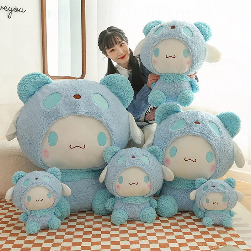 Knuffel Panda Kuroomi My Melody Cinnamoroll Pochacco Gevulde pop Kinderen Verjaardag Kerstcadeau Schattig Japanse stijl Dierenpluche