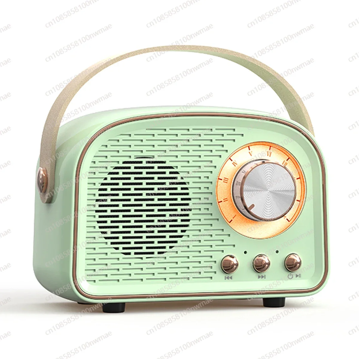 

Retro Mini Radio Portable FM Receiver TWS Stereo Bluetooth Speaker Wireless Classical Music Player TF/AUX/USB MP3 with MIC