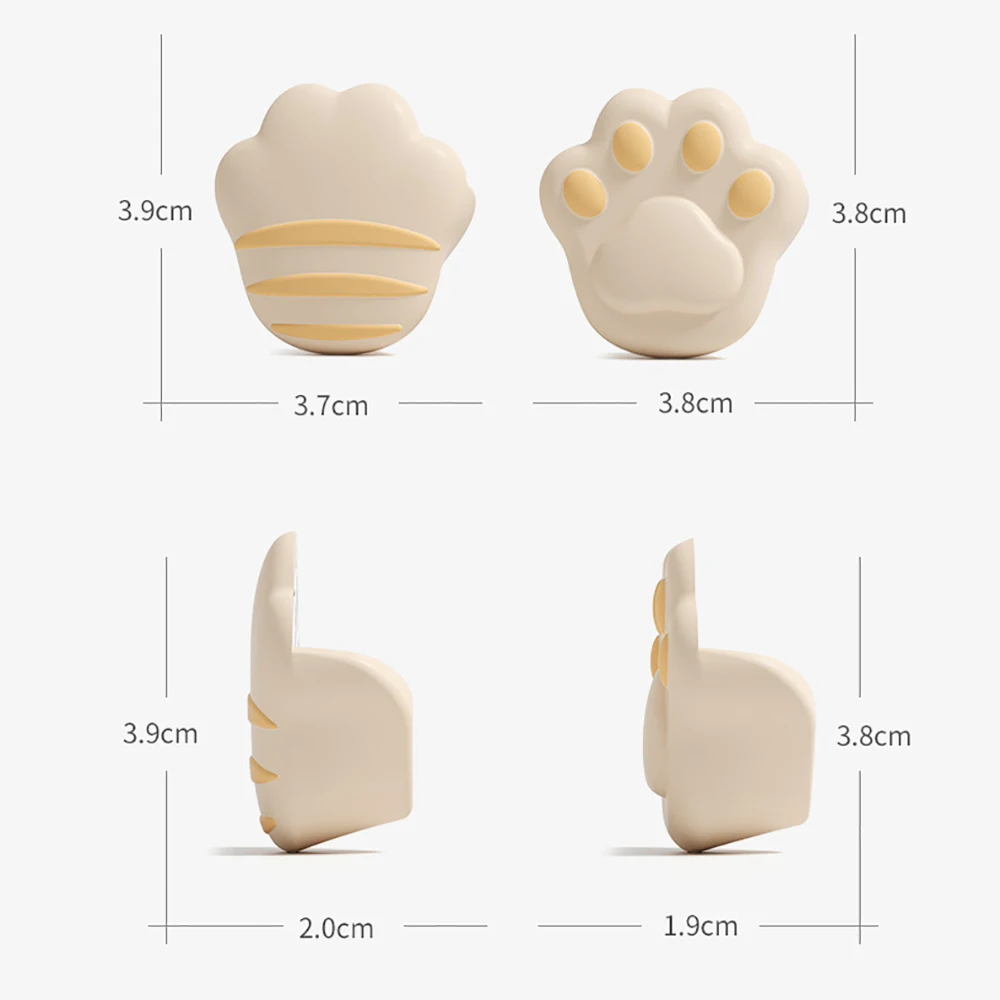 Children Cat Paw Safety Silicone Baby Security Protection Table Edge Cover Corner Protector Anticollision Edge Guards