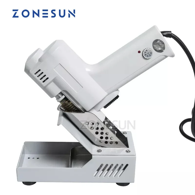 ZONESUN 110/220V Electric Vacuum Desoldering Pump Solder Sucker Gun 220V 100W De-solder Gun Absorb Tin Gun Welding Tool Kits