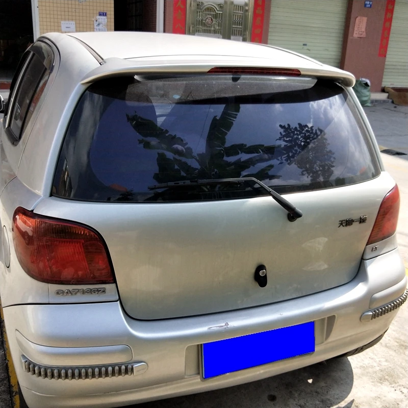 For Toyota Vitz Echo Yaris Spoiler 2002 -2008 2010-2013 High Quality ABS Material Car Rear Rear Trunk Wing Accessories Body Kit