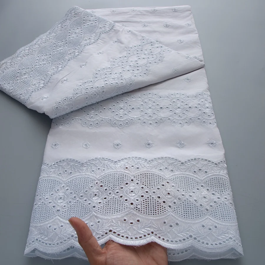 Nigerian Swiss Voile Lace Fabric Applique And Stones Super Quality African Dry Cotton Lace Fabric Dubai Wedding Dress 2026