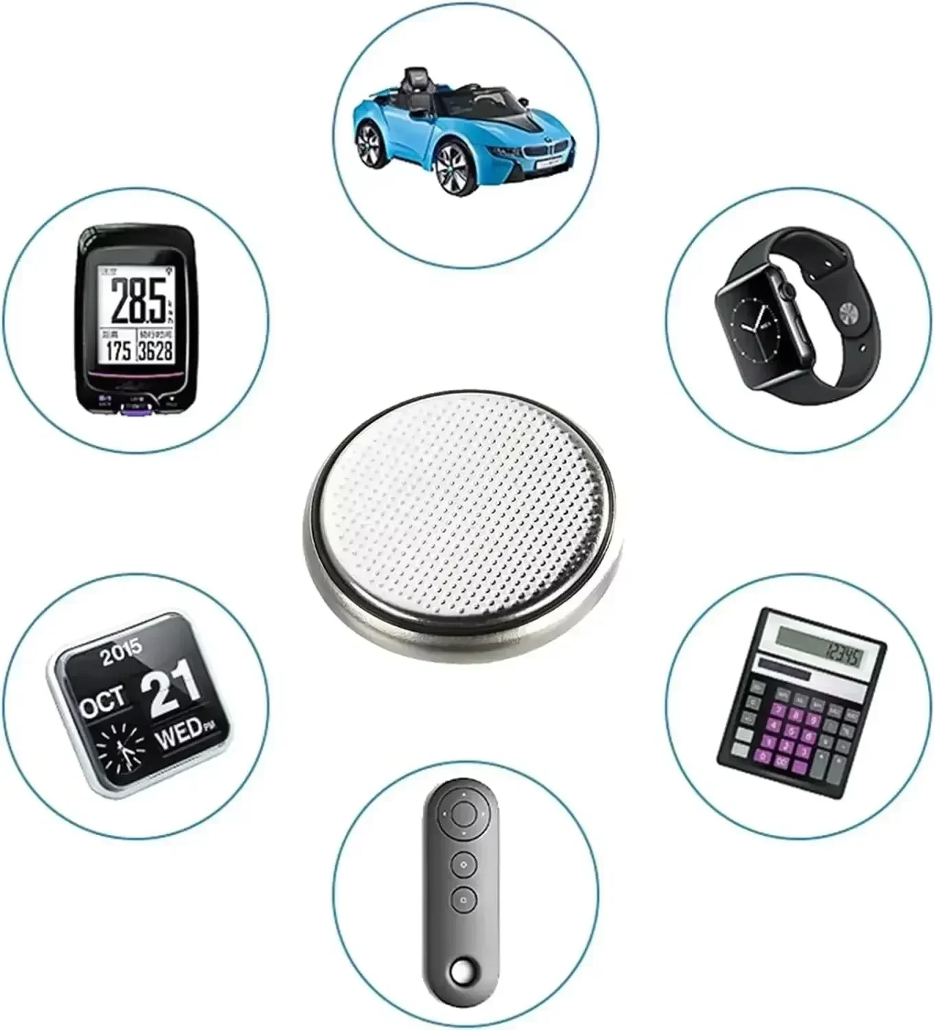 

5-100PCS CR2016 3V Lithium Button CR 2016 Battery DL2016 BR2016 DL2016 LM2016 Coin Cell Watch Batteries for Toys Clock Remote