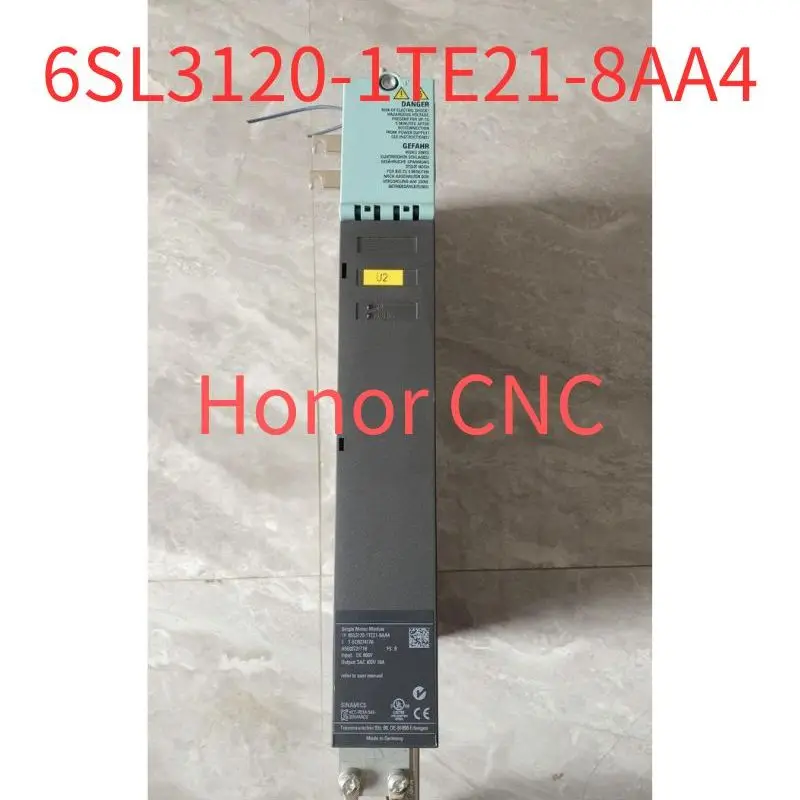 

6SL3120-1TE21-8AA4 Used Tested OK In Good Condition SINAMICS S120 Single Motor Module input: 600 V DC output: 400V 3AC, 18A