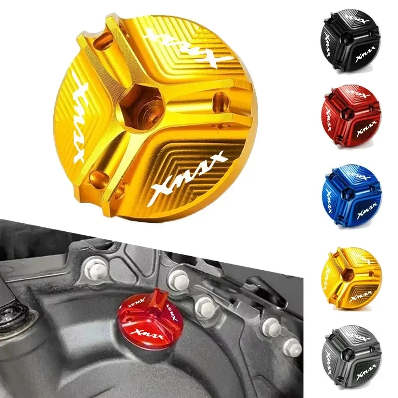 

Motorcycle Engine Oil Cap Bolt Fuel Filler Cap Accessories For Yamaha XMAX 250 300 XMAX300 XMAX250 2017 2018 2019 2020 2021 2022
